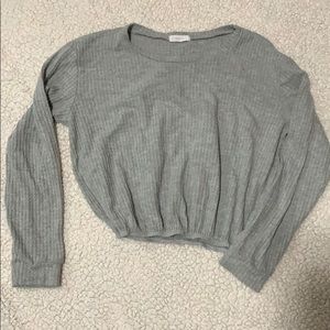 cropped juniors women’s sweater top